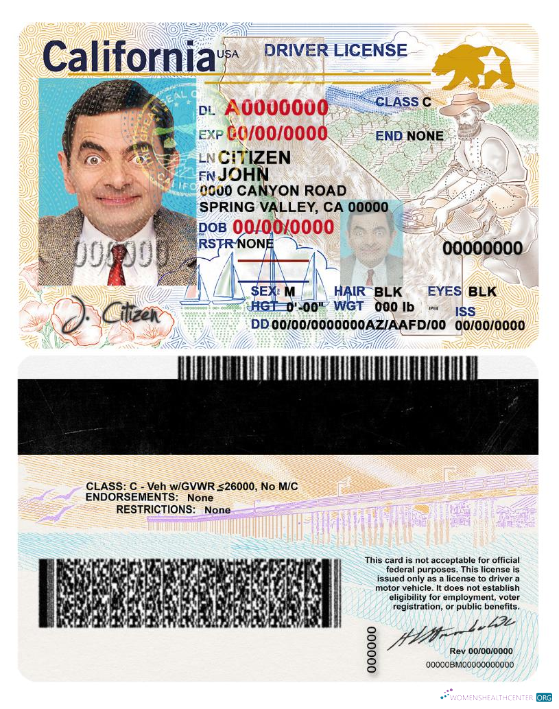 download USA California DL (2018, January – present)